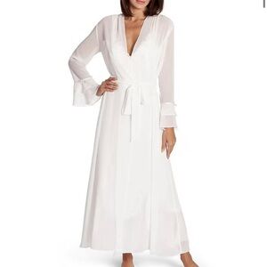 Elegant White Women's Robe